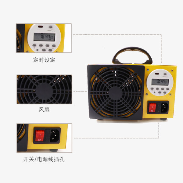 數(shù)字定時(shí)器家用臭氧發(fā)生器/臭氧消毒機(jī) - 圖片 4