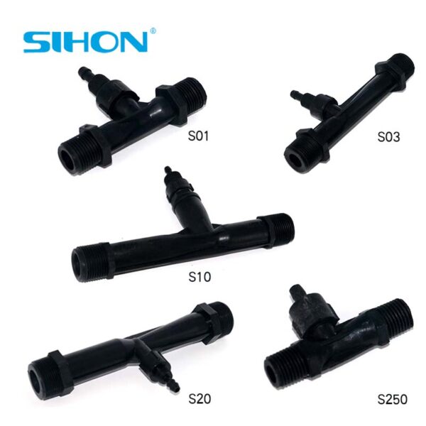 批發(fā)型號S01/S03/S10/S20/S250黑色PVD文丘里噴射器，用于水處理